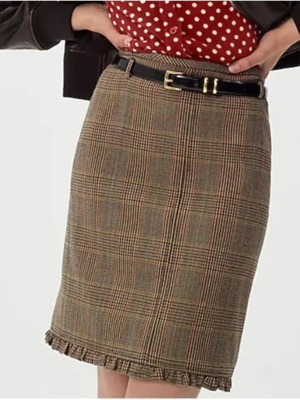 J.Crew Plaid Pencil Skirt